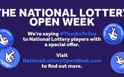 GTG SAYS #THANKSTOYOU FOR NATIONAL LOTTERY OPEN WEEK