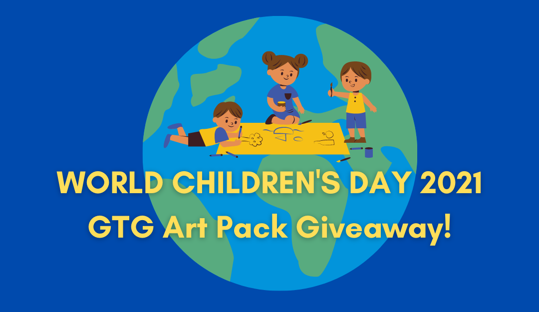 GTG is celebrating World Children’s Day on 20th November with our biggest ever art giveaway!