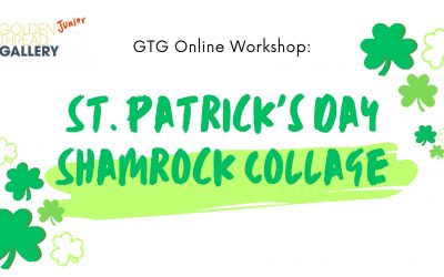 St Patrick’s Day Online Shamrock Collage Workshop